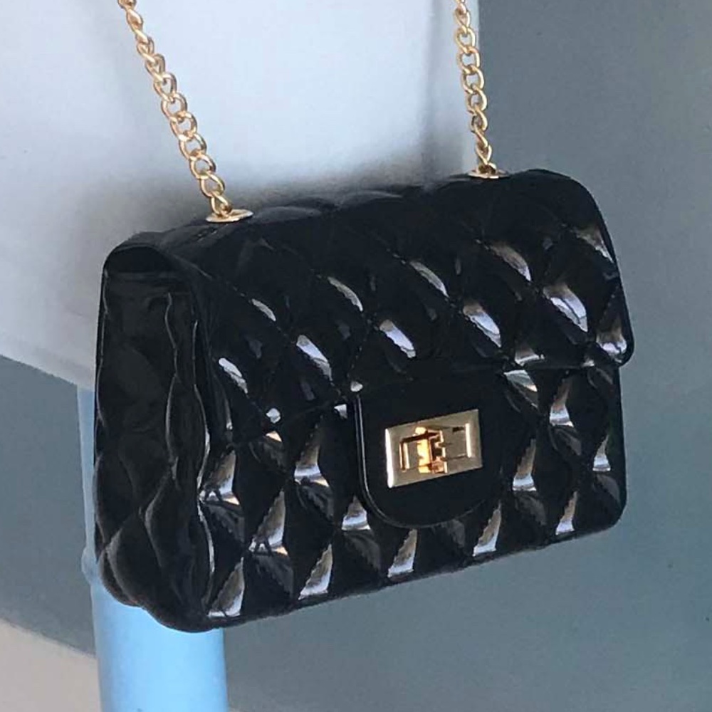 Black crossbody/shoulder bag - Small